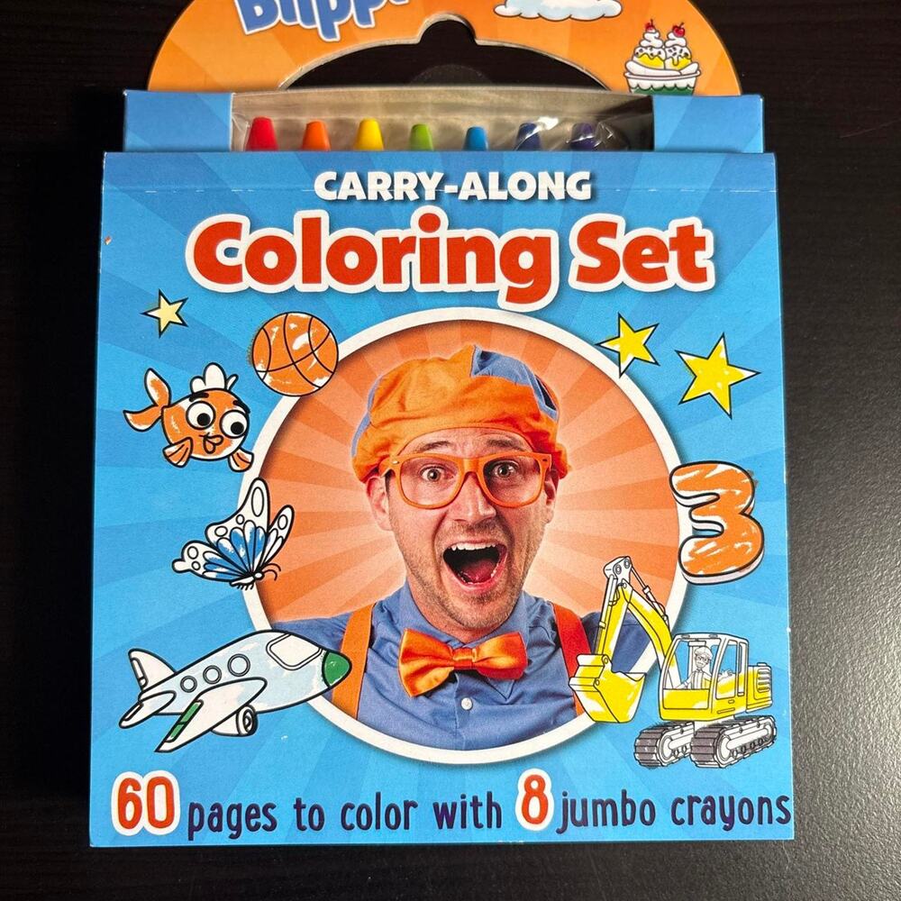 Blippi: Carry-Along Coloring Set